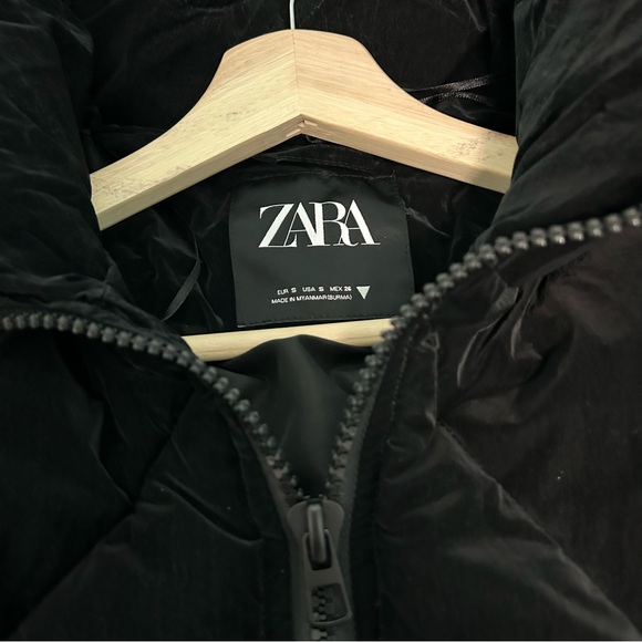 Zara oversized black puffer size small - Picture 10 of 12